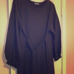 Black tunic dress